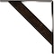 Ekena Millwork Traditional Steel Bracket, Antiqued Bronze 2"W x 14"D x 14"H BKTM02X14X14TRABZ - alternate 4
